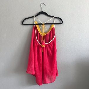 Soft And Bright Top with Tassels